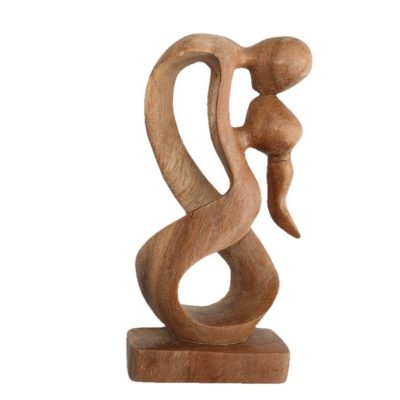 Afrikanische Akrobaten Liebespaar Holz Figur Handarbeit Afrika Deko kaufen Afrikanische Elfen Liebespaar Holz Figur, Handarbeit aus Afrika, Deko in München kaufen