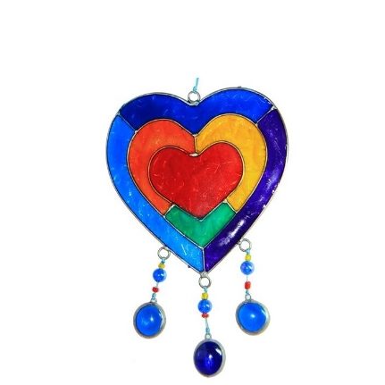 Suncatcher Fensterbild Herz im Afrika Deko Shop bestellen Suncatcher Fensterbild Herz im Afrika Deko Shop kaufen